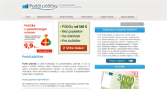 Desktop Screenshot of portal-pozicky.sk