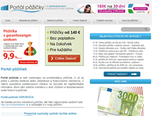 Tablet Screenshot of portal-pozicky.sk